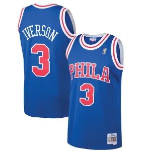 Allen Iverson Philadelphia 76ers 1996/97 Hardwood Classics Swingman Jersey Royal Splendide