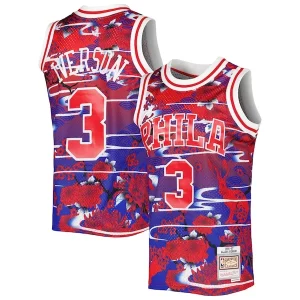 Allen Iverson Philadelphia 76ers 1996/97 Hardwood Classique Classics Lunar New Year Swingman Jersey Red