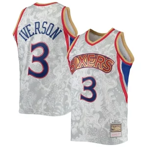 Allen Iverson Philadelphia 76ers Hardwood Classics 1996/97 Lunar New Year Swingman Jersey White Premium