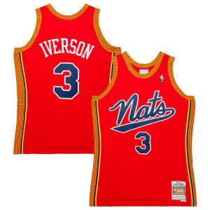 Allen Iverson Philadelphia 76ers Dashing 2004/05 Hardwood Classics Swingman Jersey Red