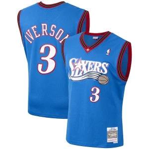 Allen Iverson Philadelphia Tendance 76ers 1999/2000 Hardwood Classics Swingman Jersey Royal