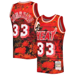 Alonzo Mourning Miami Exceptionnel Heat 1996/97 Hardwood Classics Lunar New Year Swingman Jersey Red