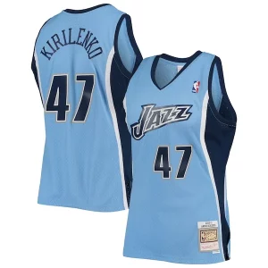 Andrei Kirilenko Utah Jazz 2009/10 Hardwood Refiné Classics Swingman Jersey Powder Blue