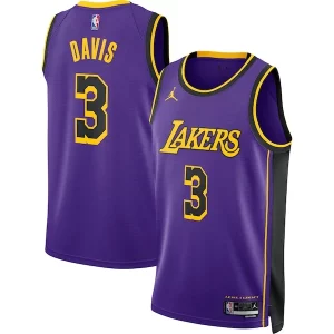 Anthony Davis Los Angeles Lakers Jordan Brand Unisex Swingman Jersey Luxueux Statement Edition Purple