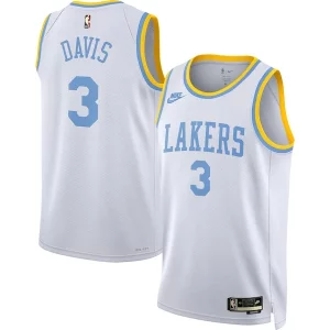 Anthony Davis Los Angeles Lakers Nike Swingman Jersey Classic Edition White Incontournable