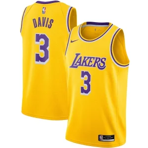 Anthony Davis Los Angeles Lakers Nike Swingman Luxueux Jersey Gold Icon Edition