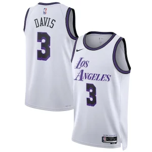 Anthony Davis Los Angeles Lakers Nike Unisex Prime 2022/23 Swingman Jersey City Edition White