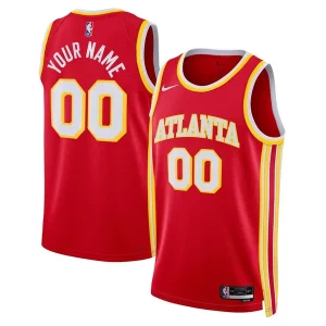 Atlanta Hawks Nike Unisex Swingman Incontournable Custom Jersey Red Icon Edition