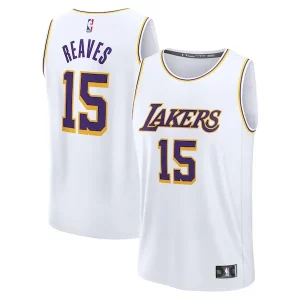 Austin Reaves Los Angeles Magnifique Lakers Youth Fast Break Replica Player Jersey Association Edition White