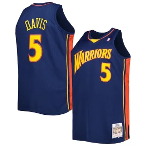 Baron Davis Golden State Warriors Big & Tall Hardwood Classics 2006/07 Swingman Collectible Jersey Navy