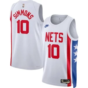 Ben Collectible Simmons Brooklyn Nets Nike Swingman Jersey Classic Edition White