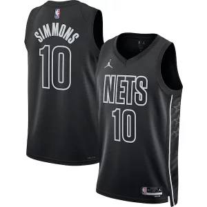 Ben Simmons Brooklyn Nets Jordan Splendide Brand Unisex Swingman Jersey Statement Edition Black