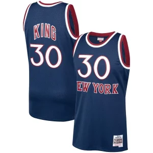 Bernard King New York Knicks 1982/83 Hardwood Élégant Classics Swingman Jersey Navy