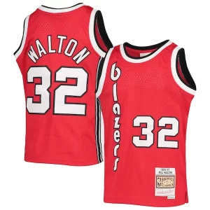 Bill Walton Portland Trail Blazers Youth 1976/77 Hardwood Classics Swingman Jersey Admirable Black