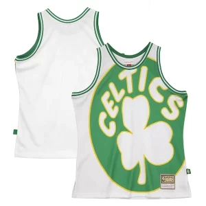 Boston Celtics Hardwood Classics Stylish Blown Out Fashion Jersey White