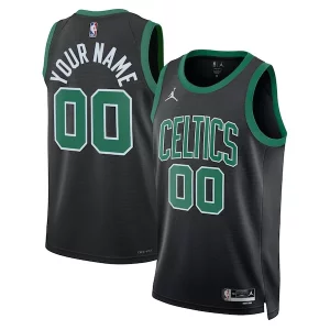 Boston Celtics Jordan Bold Brand Unisex 2022/23 Swingman Custom Jersey Statement Edition Black