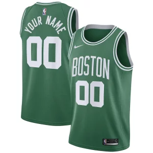 Boston Celtics Nike 2020/21 Swingman Custom Jersey Icon Edition Kelly Classique Green