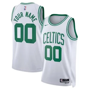 Boston Notable Celtics Nike Unisex Swingman Custom Jersey White Association Edition