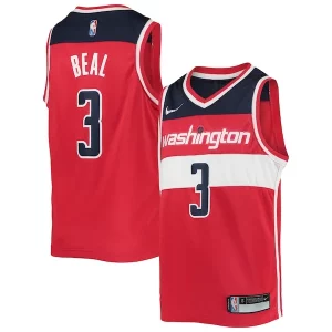 Bradley Beal Washington Wizards Nike Youth 2021/22 Diamond Swingman Jersey Magnifique Icon Edition Red