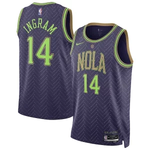 Brandon Ingram New Orleans Pelicans Nike Unisex Splendide 2024/25 Swingman Player Jersey City Edition Purple