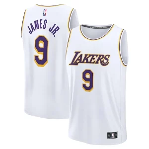 Bronny James Los Angeles Lakers Fast Break Replica Player Jersey Association Edition White Uniques