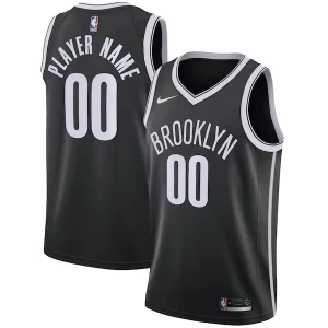 Brooklyn Incontournable Nets Nike 2020/21 Swingman Custom Jersey Icon Edition Black