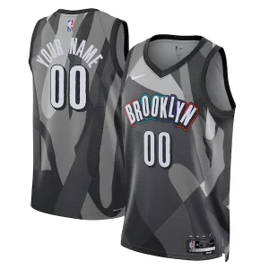 Brooklyn Nets Nike Unisex 2024/25 Custom Swingman Jersey City Edition Gray Incontournable