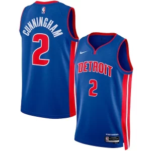 Cade Cunningham Detroit Pistons Nike Unisex Swingman Jersey Icon Edition Dashing Blue/White