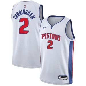 Cade Cunningham Detroit Pistons Nike Youth Exceptionnel Swingman Jersey Association Edition White