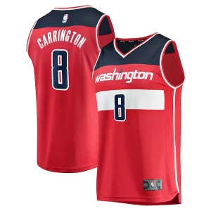 Carlton Splendide Carrington Washington Wizards Fast Break Replica Player Jersey Icon Edition Red