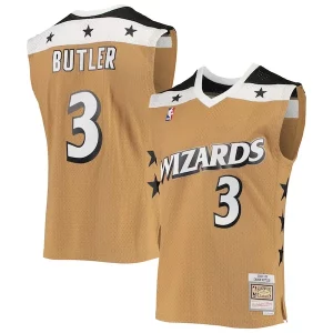 Caron Butler Washington Wizards 2001/02 Hardwood Classics Swingman Unique Jersey Gold