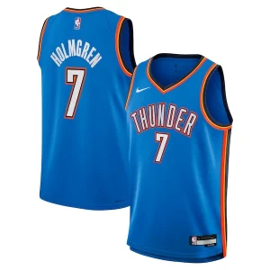 Chet Holmgren Oklahoma City Thunder Nike Youth Swingman Jersey Icon Edition Bold Blue