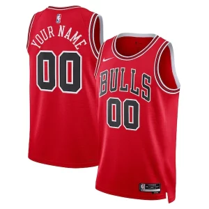 Chicago Bulls Nike Unisex Swingman Custom Luxueux Jersey Red Icon Edition