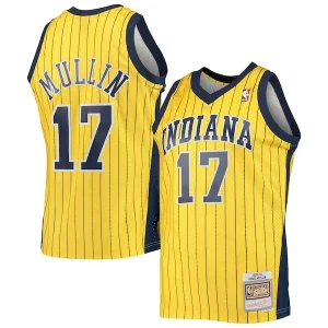 Chris Mullin Indiana Pacers 1999/00 Collectible Hardwood Classics Swingman Jersey Gold
