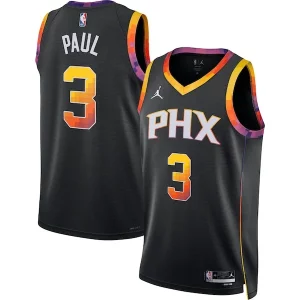 Chris Paul Confortable Phoenix Suns Jordan Brand Unisex Swingman Jersey Statement Edition Black