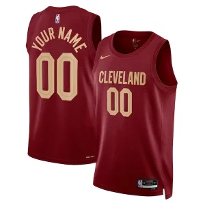 Cleveland Cavaliers Nike Unisex Swingman Custom Jersey Burgundy Icon Edition Bold
