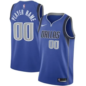 Dallas Classique Mavericks Nike Swingman Custom Jersey Blue Icon Edition
