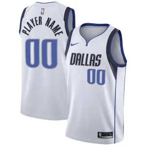 Dallas Mavericks Nike 2020/21 Swingman Custom Jersey Association Edition Gracieux White