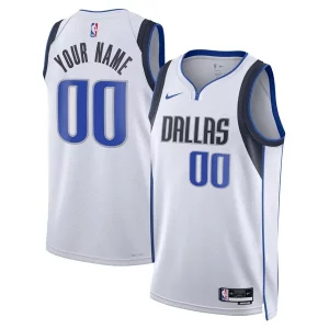 Dallas Mavericks Nike Unisex Swingman Custom Jersey Notable White Association Edition