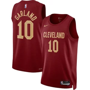 Darius Garland Cleveland Cavaliers Nike Unisex Luxueux Swingman Jersey Icon Edition Wine/White