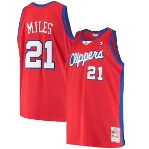 Darius Miles LA Clippers Hardwood Classics Swingman Sophistiqué Jersey Red