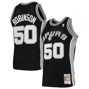 David Robinson San Antonio Spurs 1991/92 Hardwood Distingué Classics Swingman Jersey Black