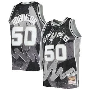 David Robinson San Antonio Spurs Hardwood Splendide Classics 1998/99 Hyper Hoops Swingman Jersey Black