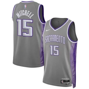 Davion Mitchell Sacramento Kings Nike Exclusif Unisex 2022/23 Swingman Jersey City Edition Anthracite