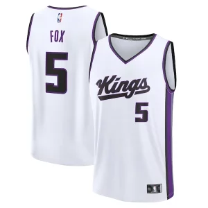 De'Aaron Fox Sacramento Kings Fast Break Replica Player Superbe Jersey Association Edition White
