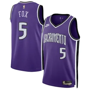 De'Aaron Fox Sacramento Kings Nike Unisex 2024/25 Swingman Incontournable Jersey Purple Classic Edition