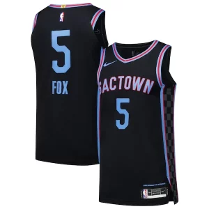 De'Aaron Fox Sacramento Uniques Kings Nike Authentic Player Jersey City Edition Black
