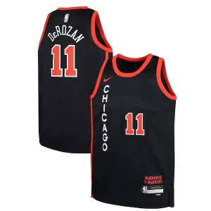 DeMar DeRozan Chicago Bulls Nike Youth Swingman Replica Captivant Jersey City Edition Black