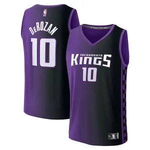 DeMar DeRozan Sacramento Kings Fast Distingué Break Replica Jersey Statement Edition Purple