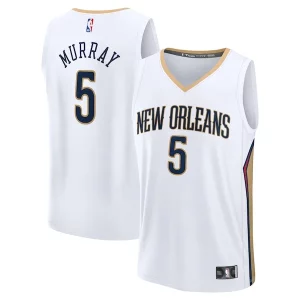 Dejounte Murray New Orleans Sophistiqué Pelicans Fast Break Replica Player Jersey Association Edition White